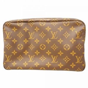 LOUIS VUITTON Brown Monogram Pouch